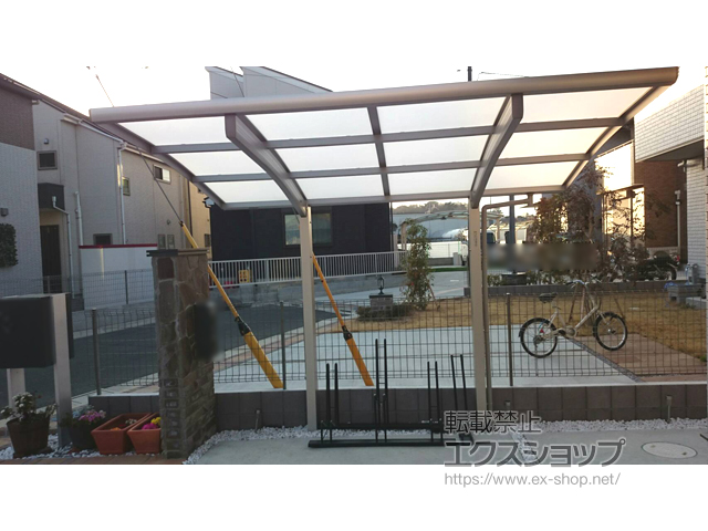 東京都国立市ののサイクルポート・駐輪場 プレシオスポート ミニ 積雪〜20cm対応 施工例