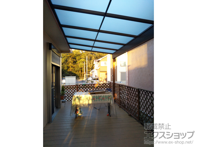 埼玉県所沢市ののテラス屋根 ヴェクターテラス F型 テラスタイプ 単体 積雪〜20cm対応 施工例