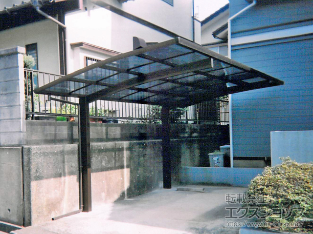 福岡県北九州市ののカーポート プレシオスポート 積雪〜20cm対応 施工例