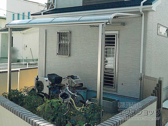 兵庫県姫路市ののテラス屋根 ヴェクターテラス R型 テラスタイプ 単体 積雪〜20cm対応 施工例