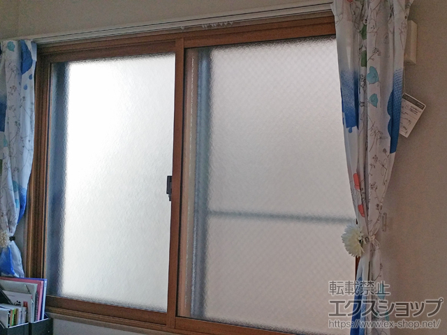 京都府京都市のの二重窓（内窓） インプラス ダストバリア仕様 引違い窓 変則2枚建 施工例