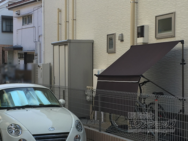 神奈川県横浜市のの物置・屋外倉庫 エスモ 一般型 1200×650×1959 ESE-1206A-PW 施工例