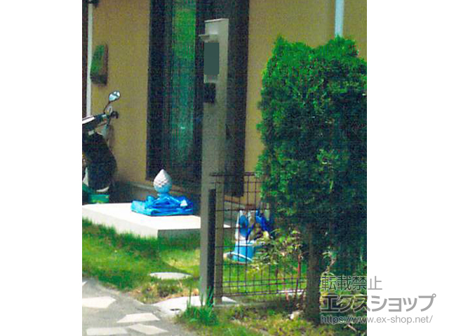 東京都多摩市のの機能門柱・ポスト ルシアス 機能門柱 B01型 施工例