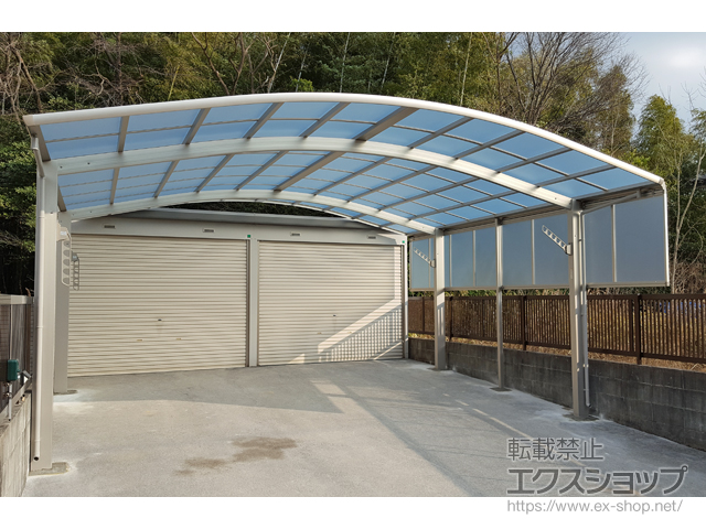 三重県いなべ市ののカーポート レイナツインポートグラン　積雪〜20cm対応 施工例