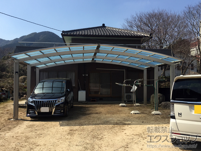 三重県三重郡菰野町ののカーポート レイナトリプルポートグラン　積雪〜20cm対応 施工例