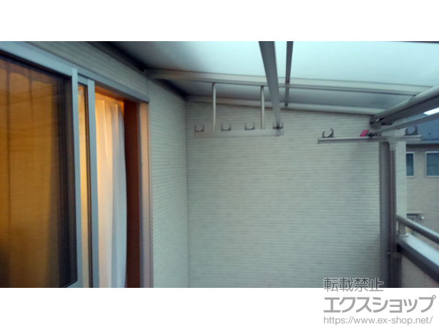 神奈川県秦野市ののバルコニー・ベランダ屋根 プレシオステラス F型 屋根タイプ 単体 積雪〜20cm対応 施工例