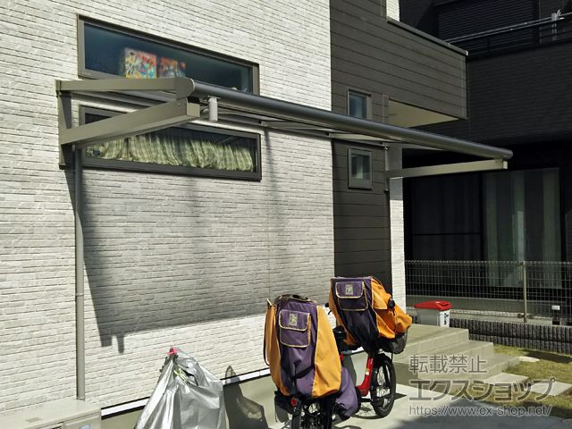 東京都調布市ののテラス屋根 ヴェクターテラス F型 ルーフタイプ 単体積雪〜20cm対応 施工例