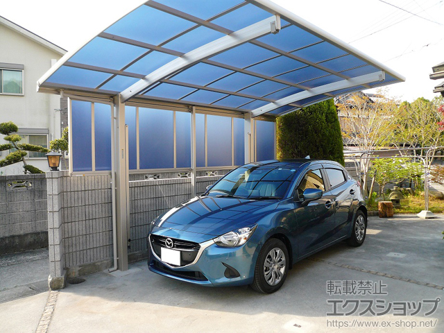 山口県熊毛郡平生町ののカーポート プレシオスポート 積雪〜20cm対応 施工例