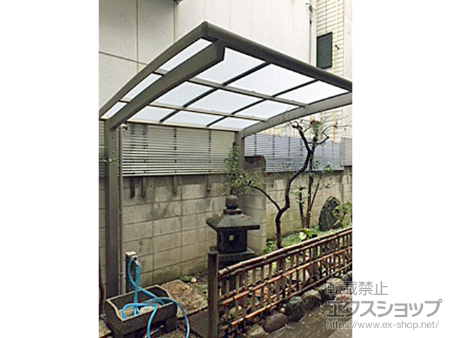 東京都渋谷区ののサイクルポート・駐輪場 ネスカRミニ (ラウンドスタイル) 積雪〜20cm対応 施工例