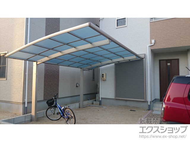 愛知県高浜市ののカーポート レイナポートグラン　積雪〜20cm対応 施工例