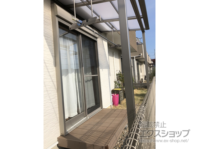 神奈川県横浜市のLIXIL リクシル（トステム）のウッドデッキ レストステージ 幕板納まり 施工例