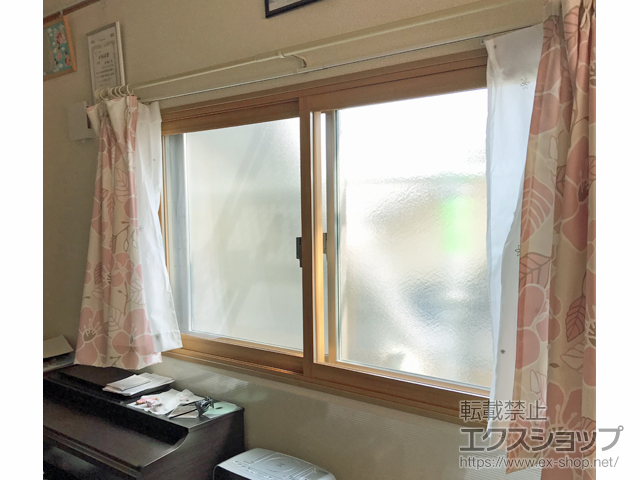 愛知県瀬戸市のの二重窓（内窓） インプラス ダストバリア仕様 引違い窓 2枚建 施工例