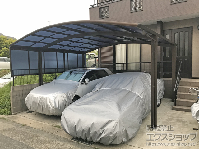 愛知県名古屋市ののカーポート プレシオスポート ワイド 積雪〜20cm対応 施工例