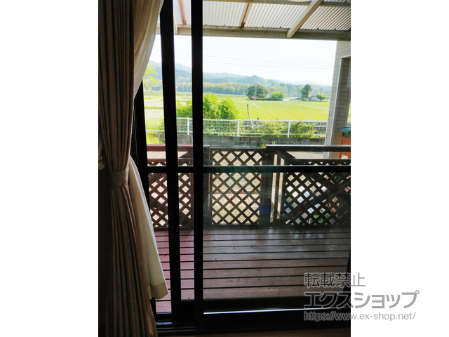 宮崎県北諸県郡三股町のの二重窓（内窓） インプラス ダストバリア仕様 引違い窓 2枚建 施工例