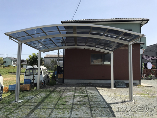 福岡県みやま市ののカーポート レイナツインポートグラン　積雪〜20cm対応 施工例