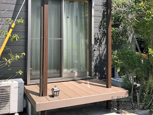 千葉県柏市ののウッドデッキ マージウッドデッキ 施工例