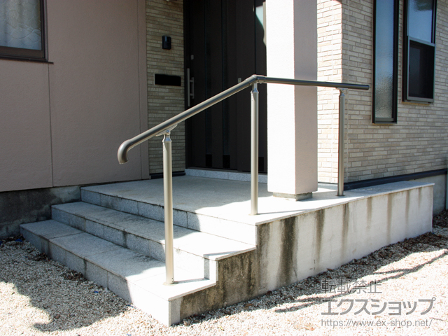 山口県山陽小野田市ののフェンス・柵 グリップライン 歩行補助手すり 施工例