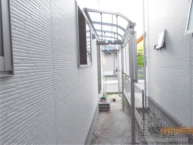 広島県広島市ののテラス屋根 スピーネ R型 テラスタイプ 単体+連棟用 積雪〜20cm対応 施工例