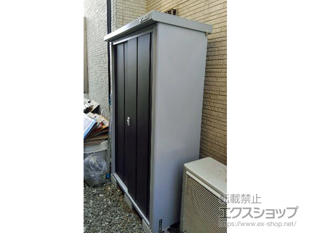 東京都東久留米市のの物置・屋外倉庫 ロータス LS-1105 一般型 1120×500×1800 LS-1105-CB 施工例