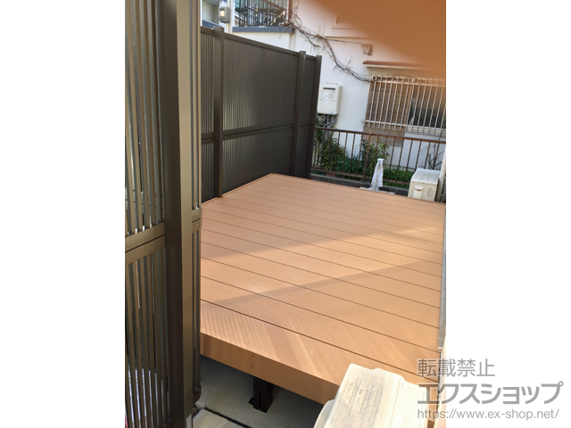 大阪府大阪市ののウッドデッキ リウッドデッキ 200 施工例