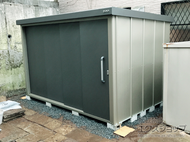 神奈川県横浜市のの物置・屋外倉庫 エスケーエイト SK8-180 一般型 3000×2000×1940 SK8-180-GK 施工例