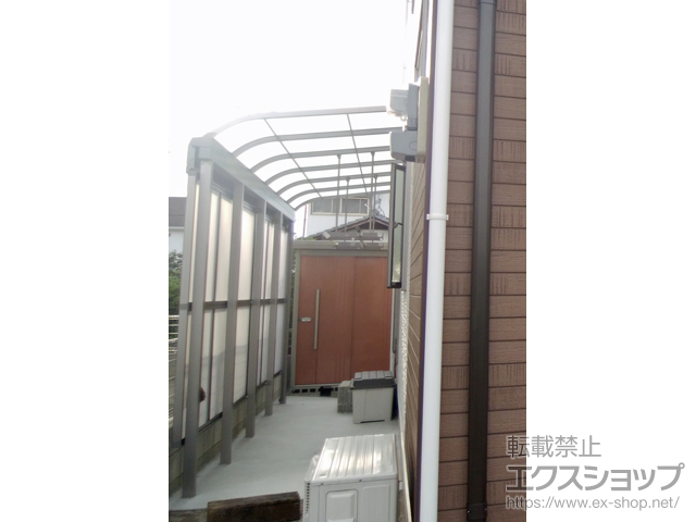 福岡県古賀市ののテラス屋根 スピーネ R型 テラスタイプ 単体 積雪〜20cm対応〈1〉 施工例