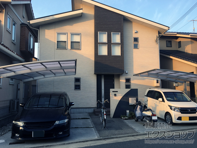 兵庫県明石市ののカーポート レイナポートグラン積雪〜20cm対応 施工例