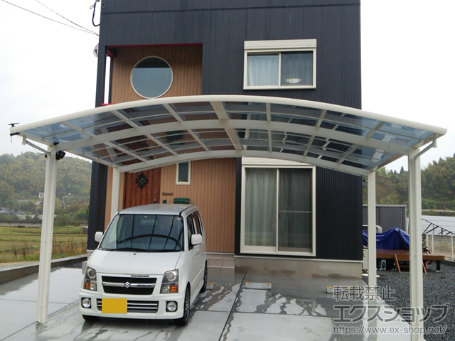 鹿児島県鹿児島市のykkapカーポート施工例 レイナツインポートグラン 積雪 cm対応 1 鹿児島県鹿児島市のykkapカーポート施工例 レイナツインポートグラン 積雪 cm対応 1