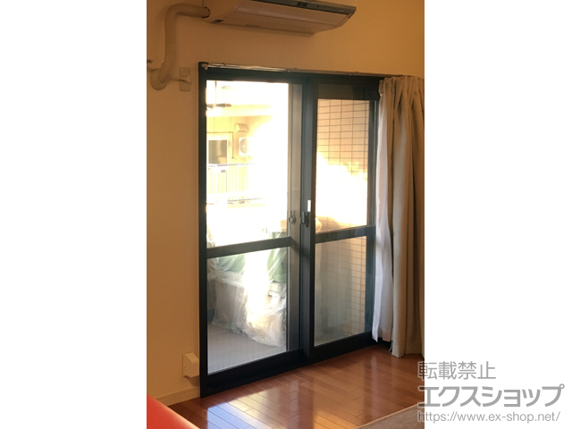 福岡県福岡市のの二重窓（内窓） インプラス ダストバリア仕様 引違い窓 2枚建 施工例