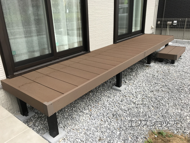 大阪府堺市ののウッドデッキ リウッドデッキ 200 施工例