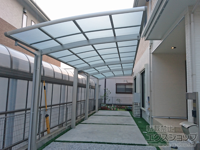 福岡県北九州市ののカーポート レイナポートグラン 縦連棟　積雪〜20cm対応 施工例