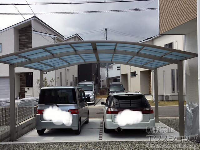 兵庫県川辺郡猪名川町ののカーポート レイナツインポートグラン　積雪〜20cm対応 施工例