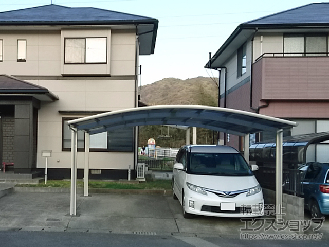 長崎県松浦市ののカーポート レイナツインポートグラン　積雪〜20cm対応 施工例