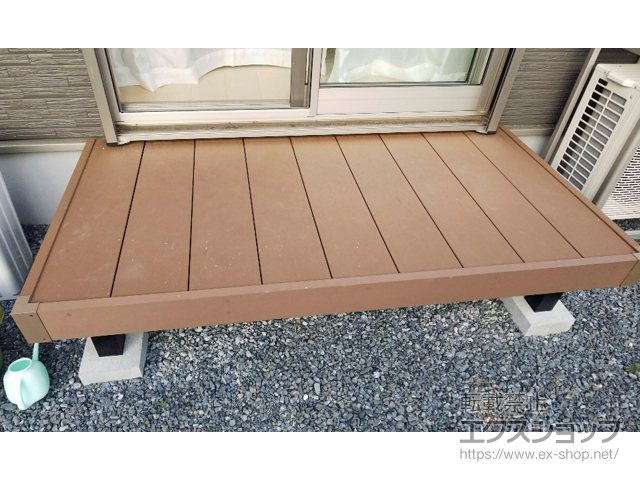 京都府宇治市ののウッドデッキ マージウッドデッキ 施工例