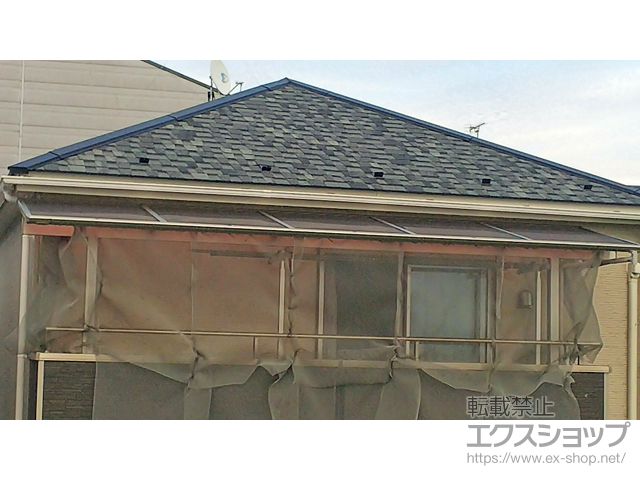 京都府宇治市ののバルコニー・ベランダ屋根 ヴェクターテラス F型 屋根タイプ 単体 積雪〜20cm対応 施工例