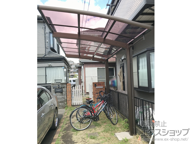 神奈川県相模原市ののサイクルポート・駐輪場 レイナポートグランミニ 積雪〜20cm対応 施工例