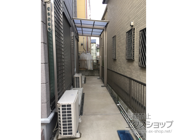 神奈川県横浜市ののテラス屋根 フーゴF 独立テラスタイプ 積雪〜20cm対応 施工例