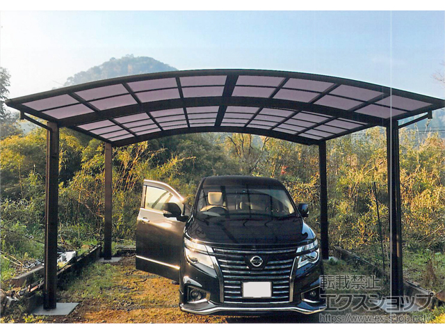 鹿児島県薩摩川内市ののカーポート レイナツインポートグラン　積雪〜20cm対応 施工例