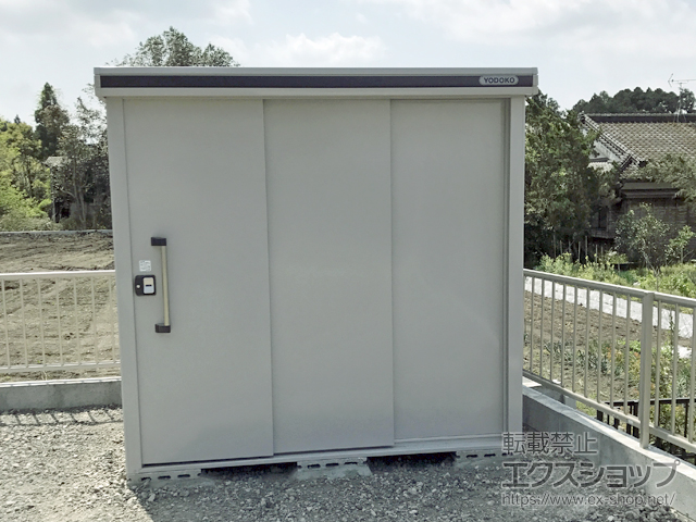 鹿児島県曽於市のの物置・屋外倉庫 エルモ 一般型 2220×1520×2120 LMD-2215-CB 施工例