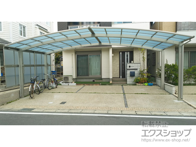 愛知県西尾市ののカーポート レイナトリプルポートグラン　積雪〜20cm対応 施工例
