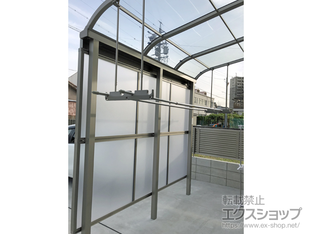 愛知県名古屋市ののテラス屋根 スピーネ R型 テラスタイプ 単体 積雪〜20cm対応 施工例