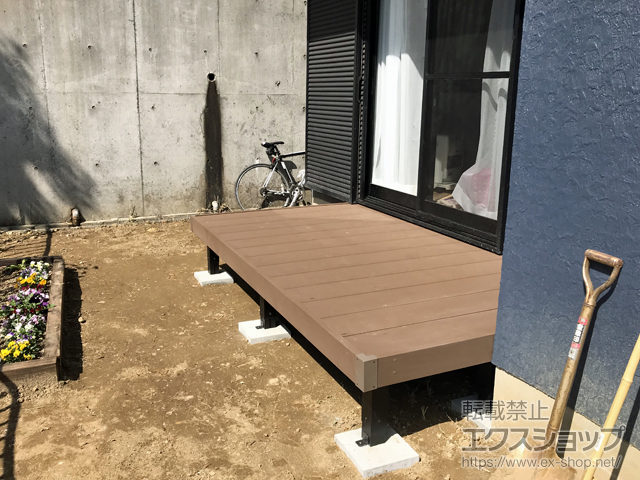 神奈川県川崎市ののウッドデッキ リウッドデッキ 200 施工例