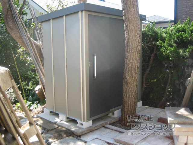 神奈川県藤沢市のの物置・屋外倉庫 エスケーエイト SK8-70 一般型 1800×1200×1940 SK8-70-GK 施工例