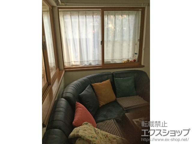 埼玉県幸手市のの二重窓（内窓） インプラス ダストバリア仕様 引違い窓 2枚建 施工例