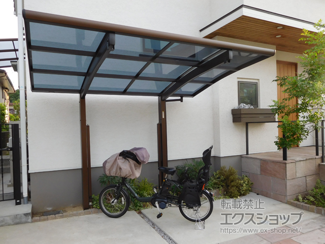 東京都多摩市ののサイクルポート・駐輪場 レイナポートグランミニ 積雪〜20cm対応 施工例