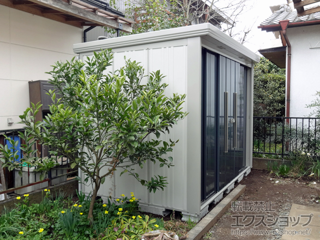 熊本県菊池郡菊陽町のの物置・屋外倉庫 Mr.ストックマンダンディ 一般型 結露減少型 2900×1738×2110 ND-Z2917-J 施工例