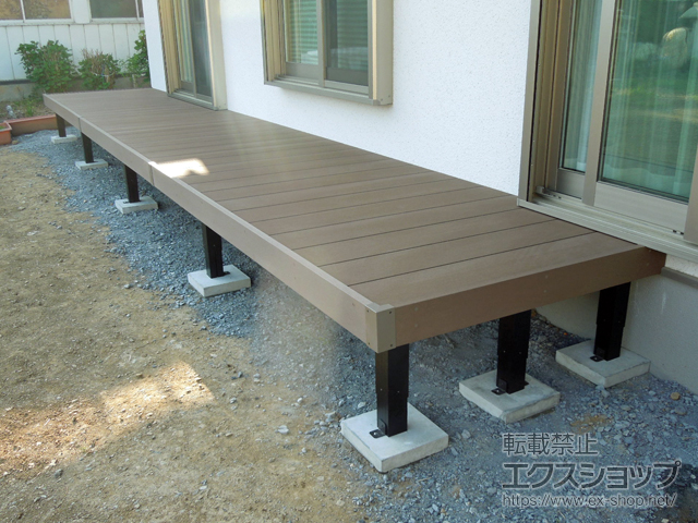 埼玉県比企郡小川町ののウッドデッキ リウッドデッキ 200 施工例