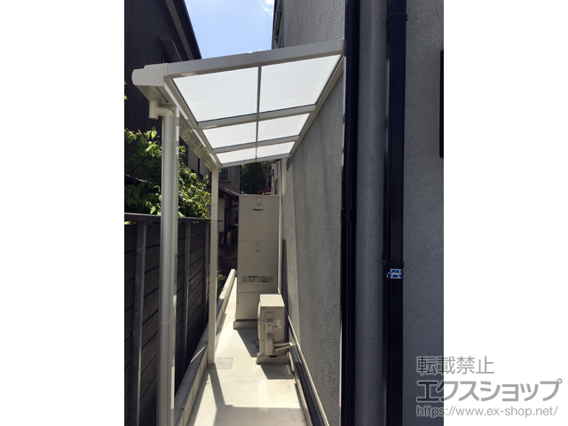 兵庫県姫路市ののテラス屋根 スピーネ F型 テラスタイプ 単体 積雪〜20cm対応 施工例