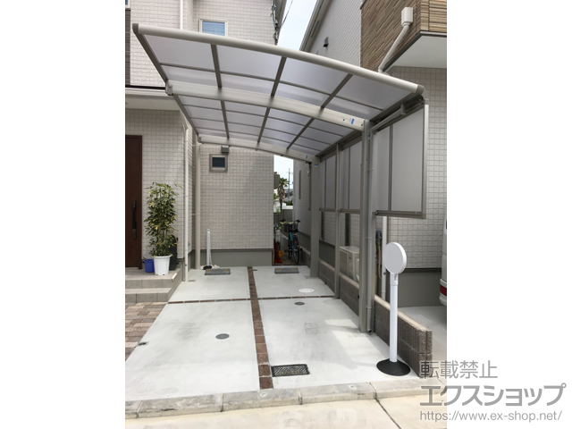大阪府枚方市ののカーポート レイナポートグラン　積雪〜20cm対応 施工例