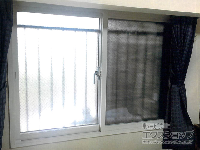 東京都日野市のの二重窓（内窓） インプラス ダストバリア仕様 引違い窓 2枚建 施工例